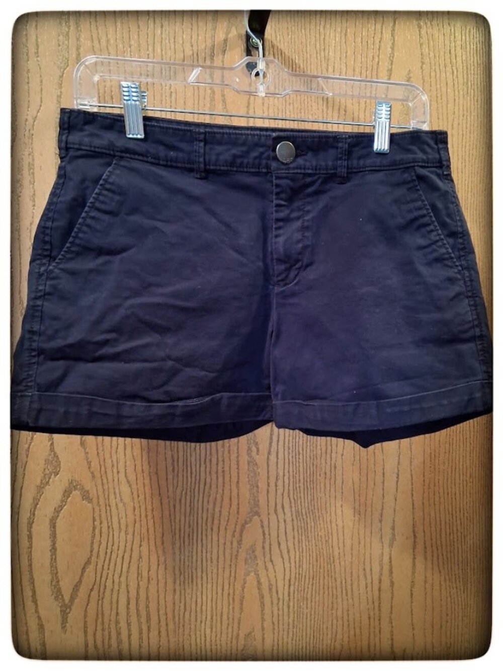 Khakis by GAP Style: Skinny Boyfriend Short Size: US 2 Color: "Mariner Blue"